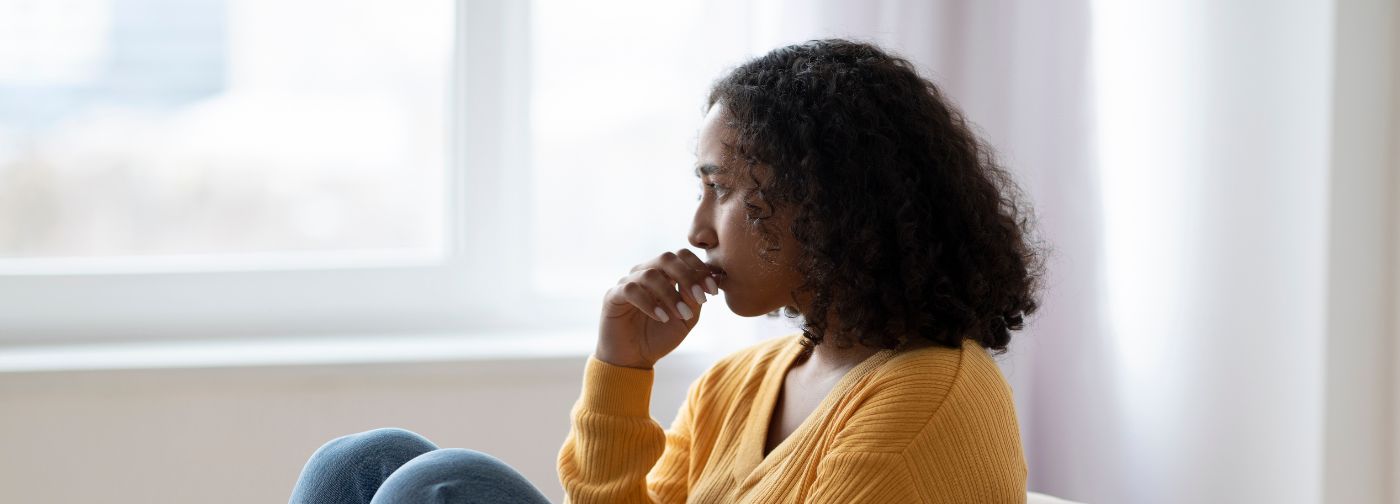 A woman wondering if she has depression at The Counseling Center at West Caldwell